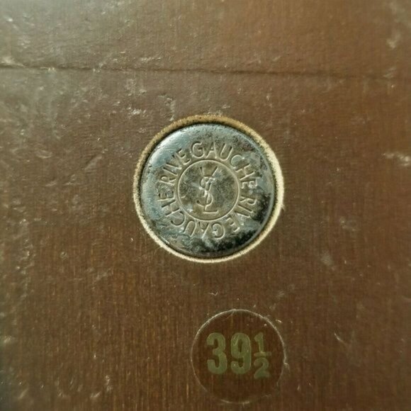 Yves Saint Laurent Rive Gauche Men 6.5-7 Desert Tan Suede Dress Shoe Chukka Boot - Picture 6 of 10